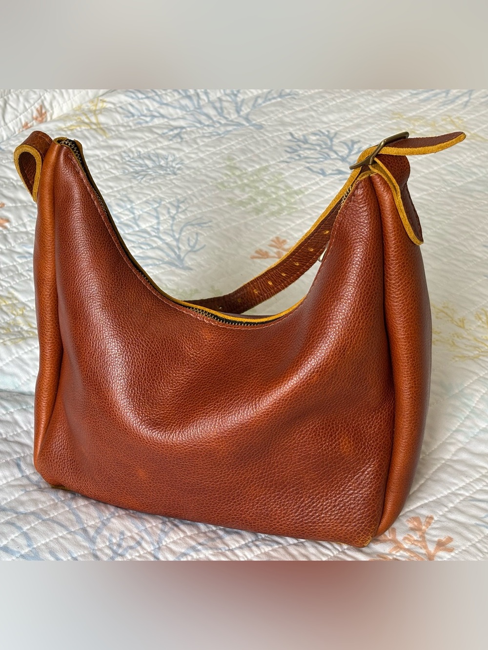 Portland Leather Goods Medium Aspen Shoulder Bag in Sienna SUPER SOFT No smells